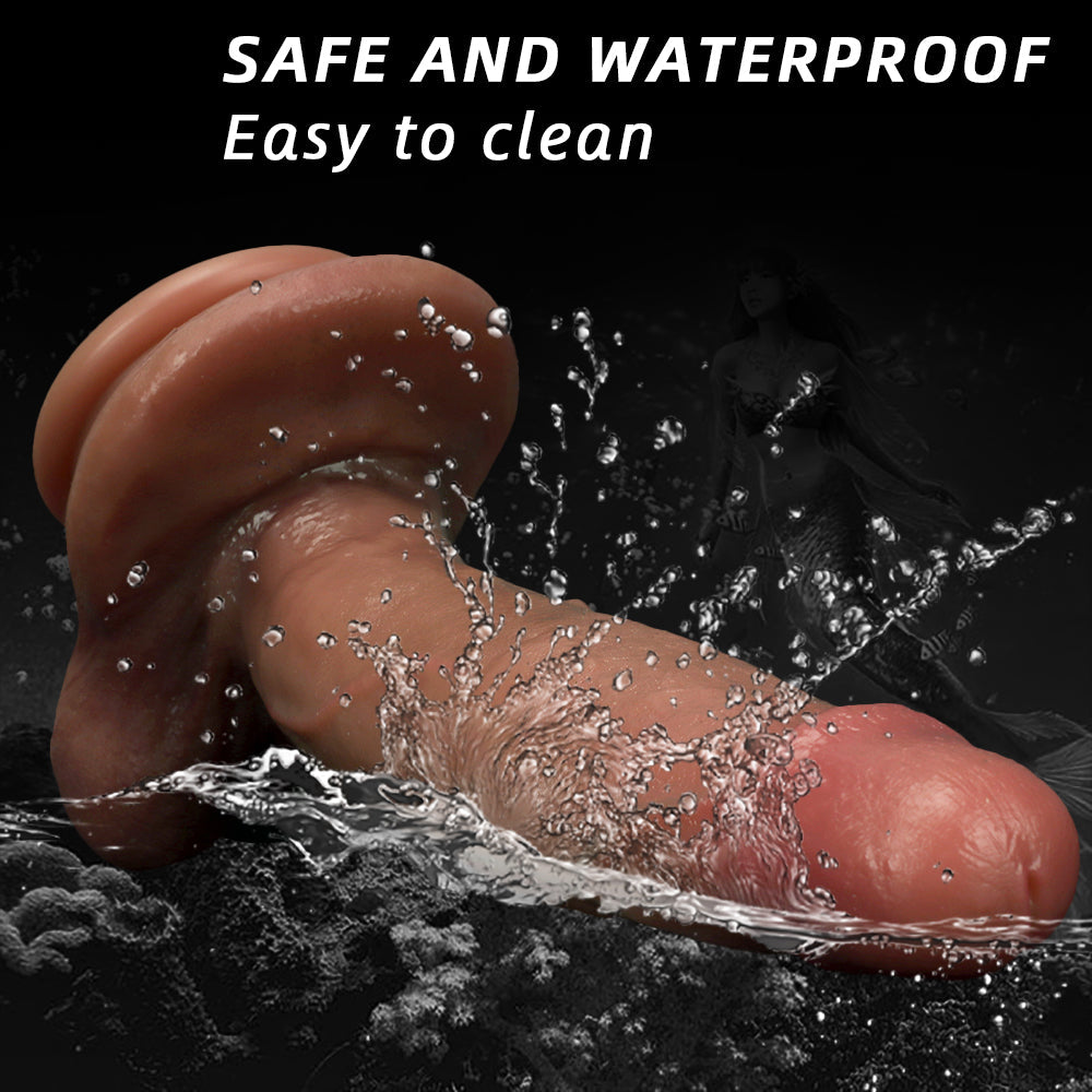10 Inch Silicone Textured Large Dildo