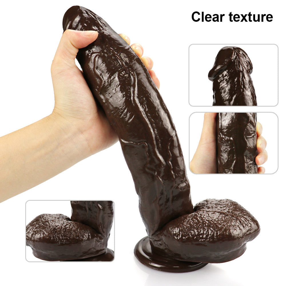 12 Inch Brown Thick Realistic Dildo
