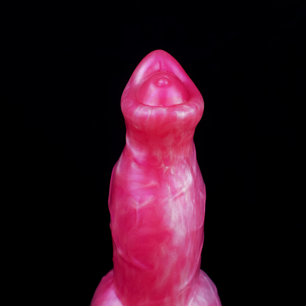 8 Inch Pink Knot Fantasy Dog Dildo