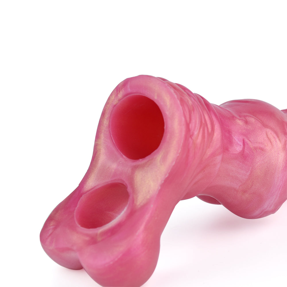 Pink 5 Inch Knot Open Penis Sleeve