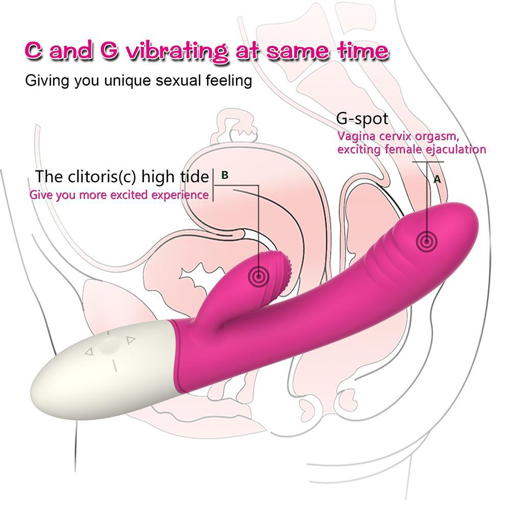 Usb Charging Personal Dildo Rabbit Vibrator