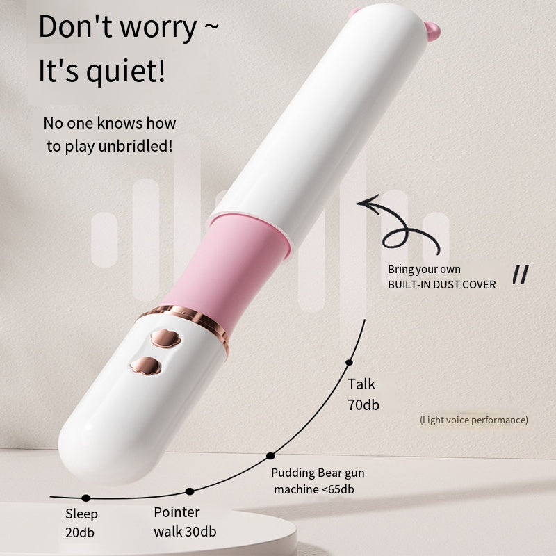 Cute Telescopic Vibrator Hidden Dildo