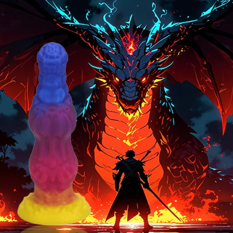Silicone Double Knot Fantasy Dragon Dildo
