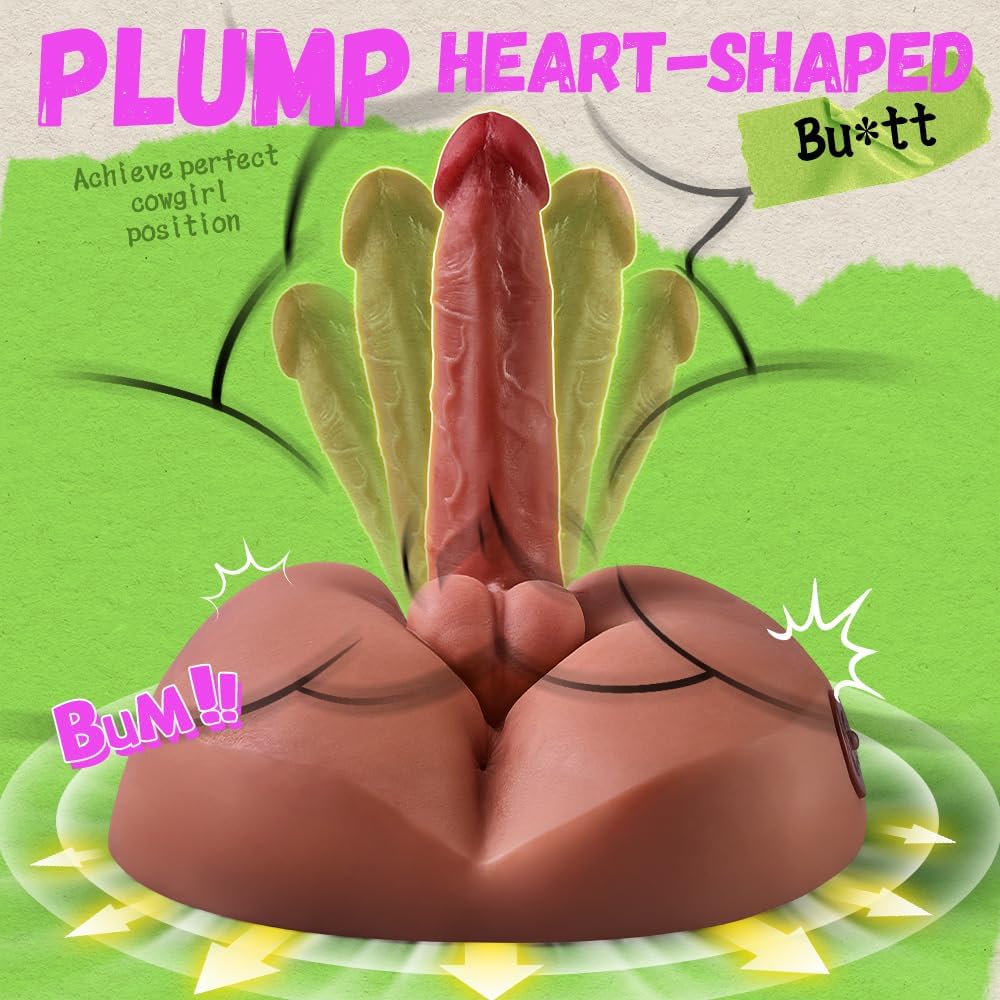 Torso Doll with 7 inch Realistic Thrusting Dildo