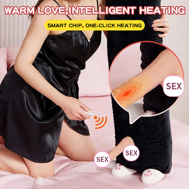 Cat Pillow Discreet Dildo Vibrating Toy