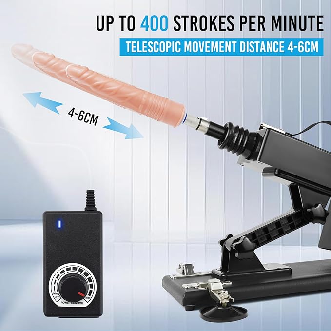 5 in 1 Black Thrusting Powerful Sex Machine