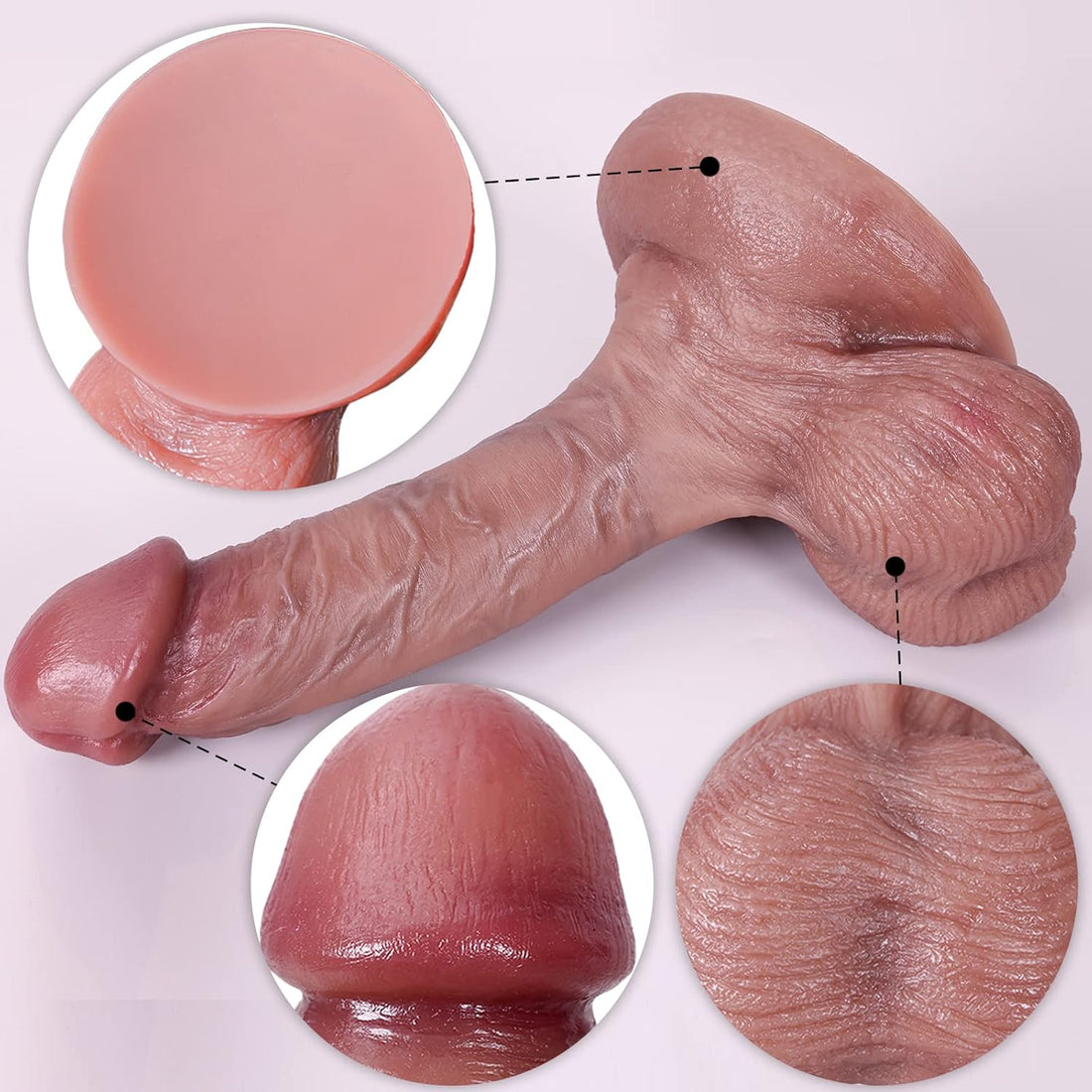 6 Inch Small Beginner Silicone Realistic Dildo