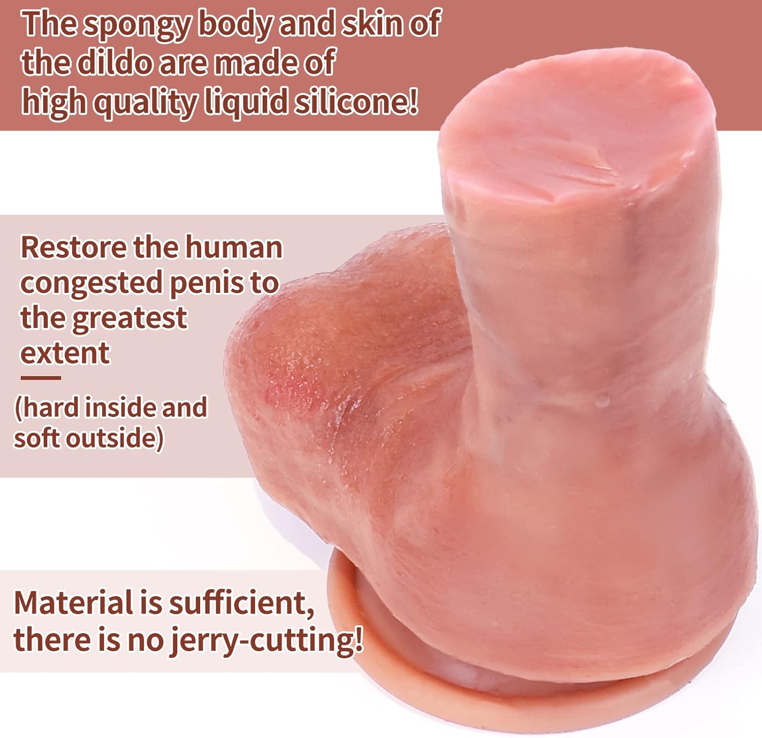 6 Inch Small Beginner Silicone Realistic Dildo