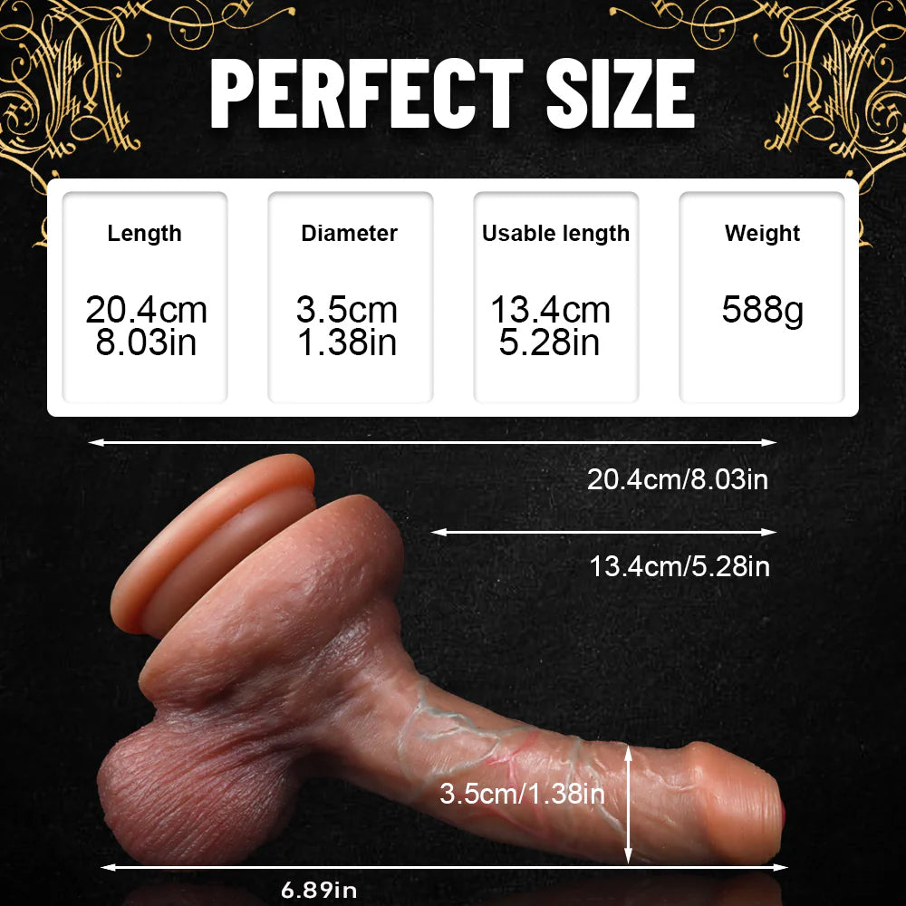 5 Inch Curved Realistic Small With Foreskin