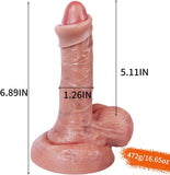 Charger l&#39;image dans la galerie, Foreskin Covered 7 Inch Dildo