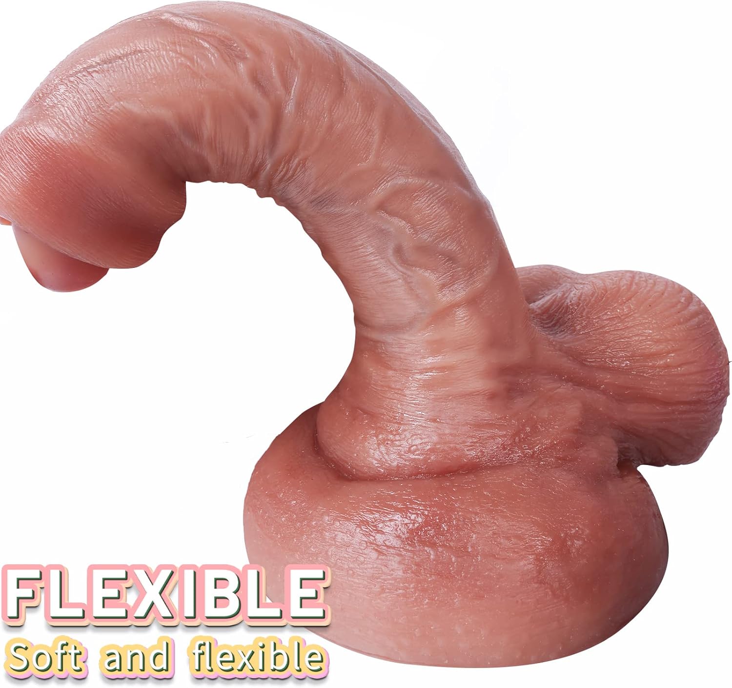 5 Inch Curved Realistic Small With Foreskin
