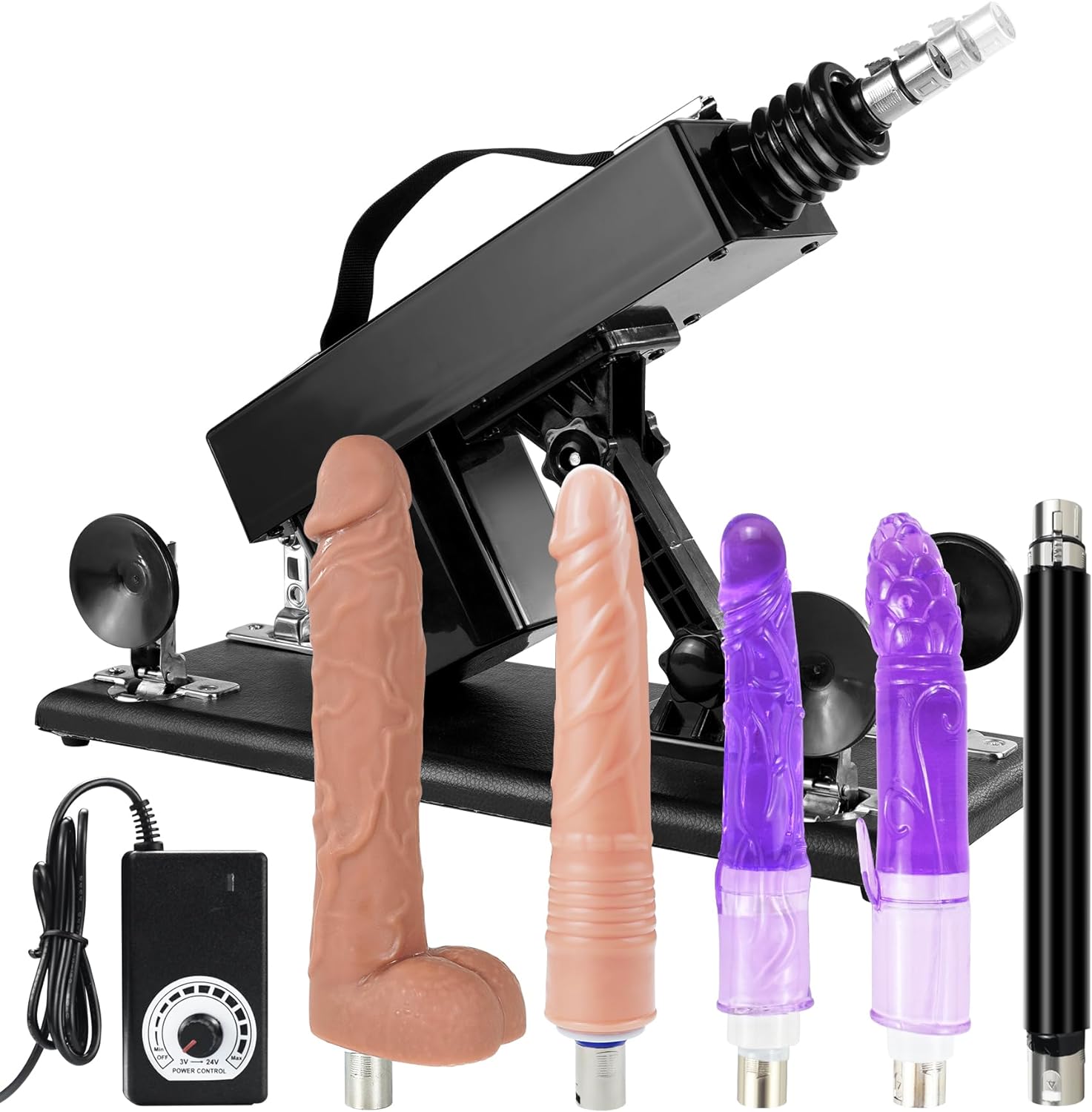 5 in 1 Black Thrusting Powerful Sex Machine