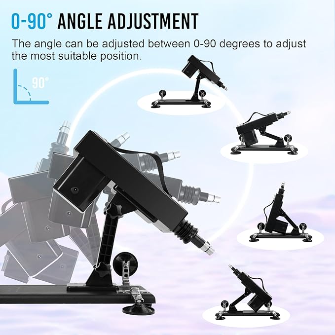 5 in 1 Black Thrusting Powerful Sex Machine