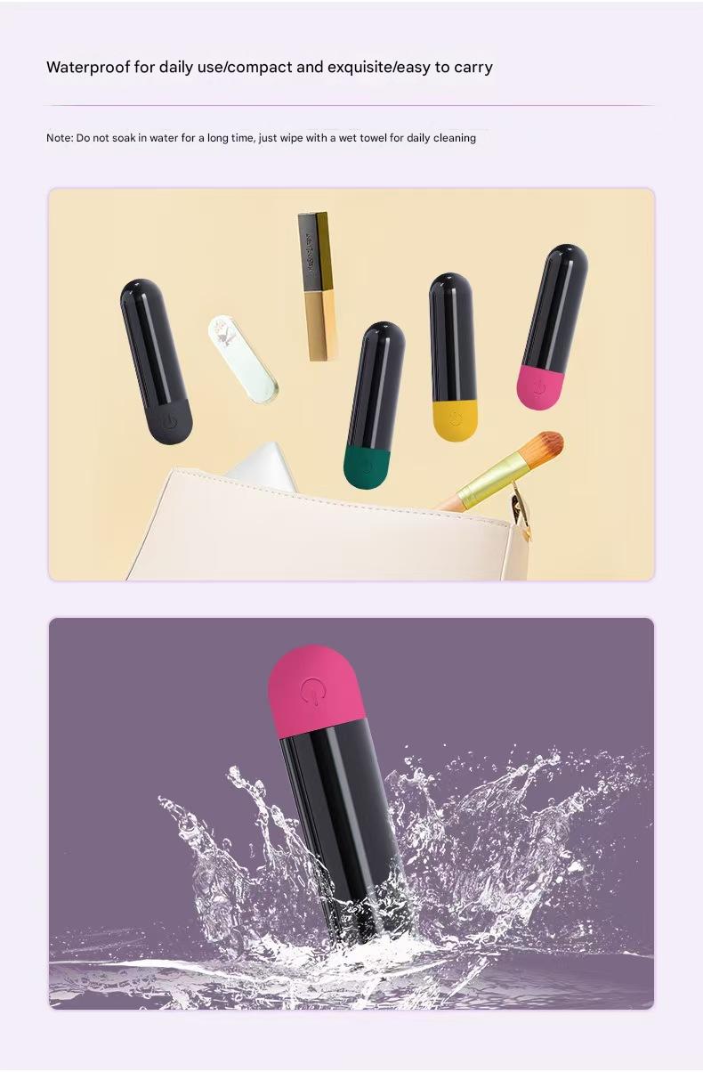 Black Powerful Clitoris Massage Bullet Vibrator