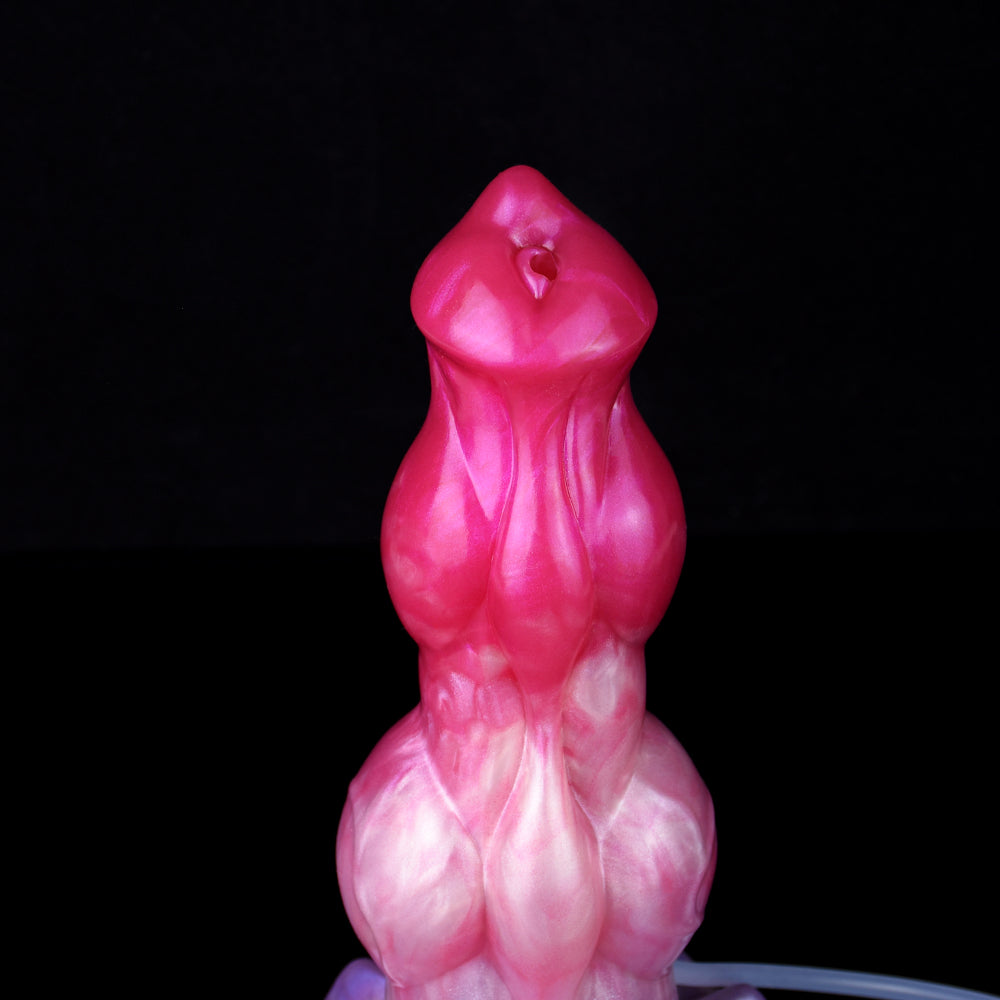 9 Inch Pink Big Knot Monster Dog Squirting Dildo