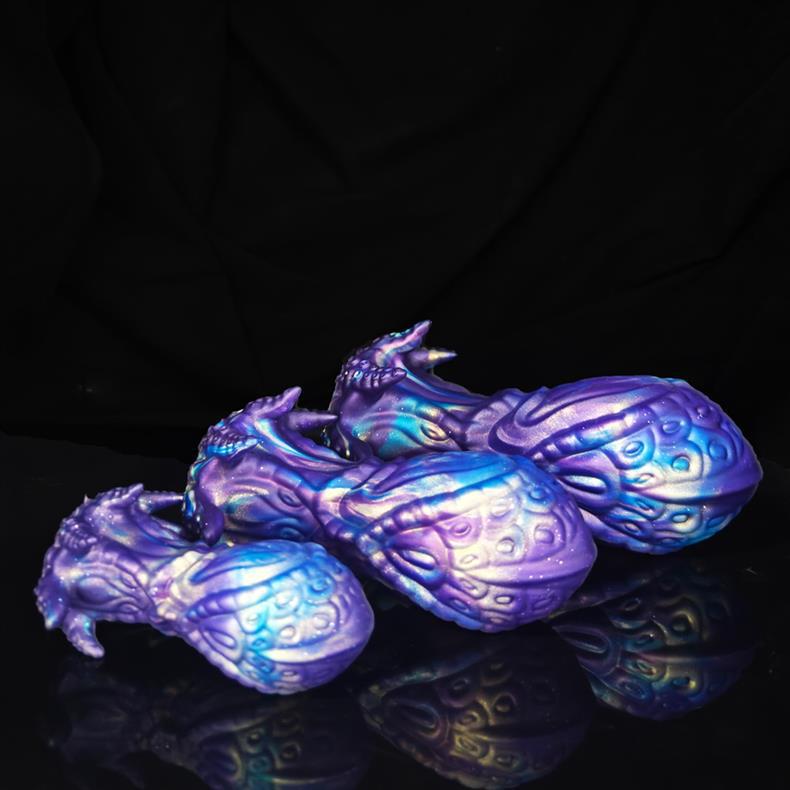 Starry Sky Alien Egg Huge Butt Plug