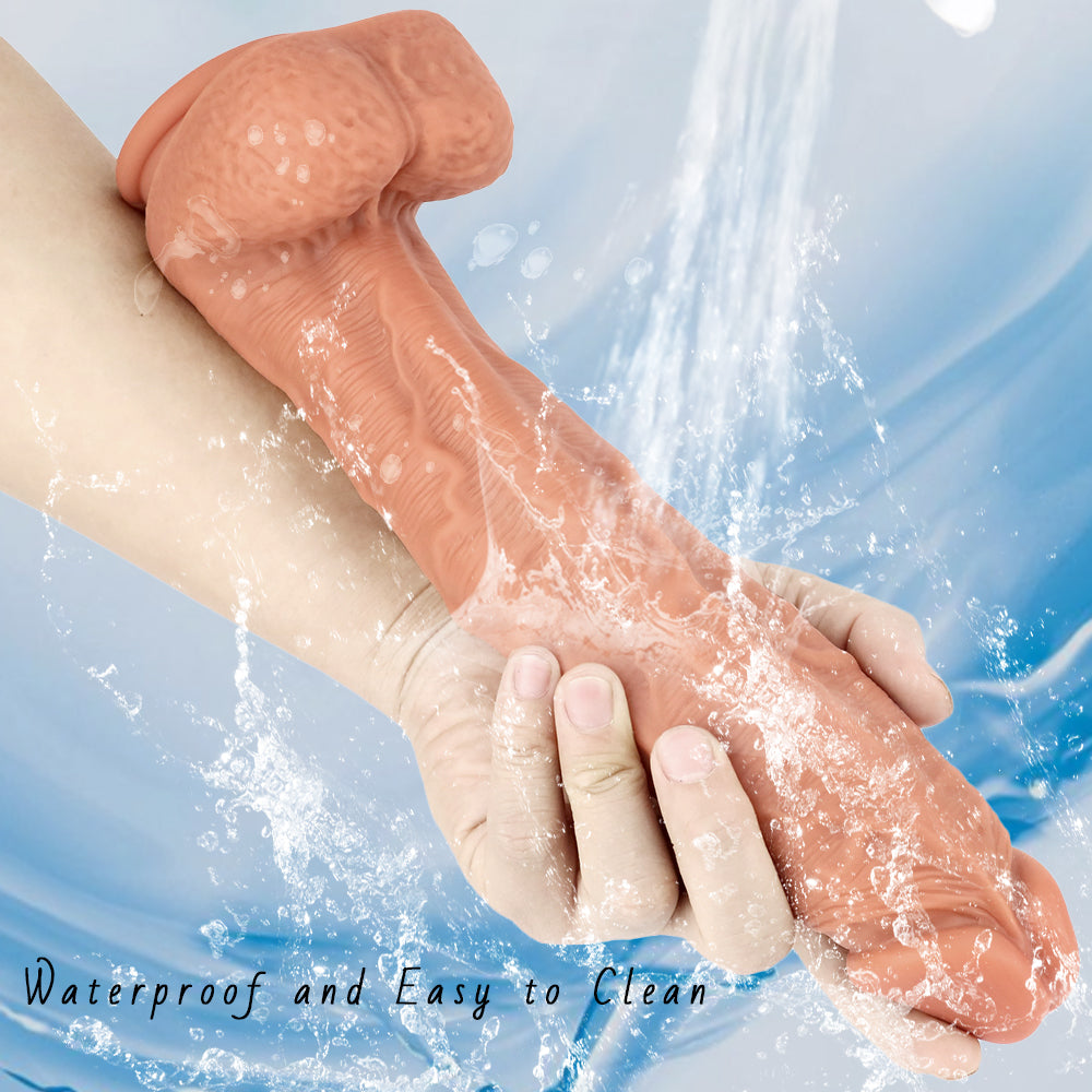12 Inch Long soft Silicone Realistic Dildo