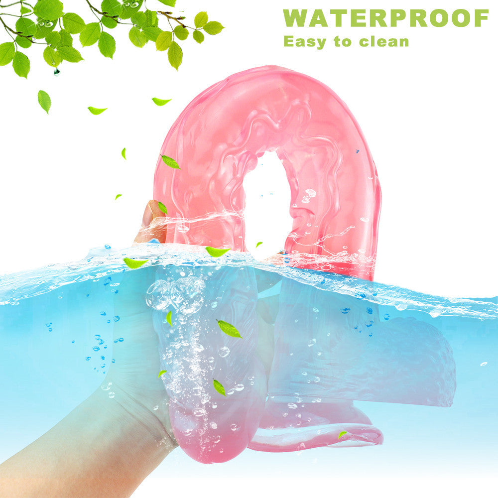 16 Inch Pink Extra Long Jelly Dildo