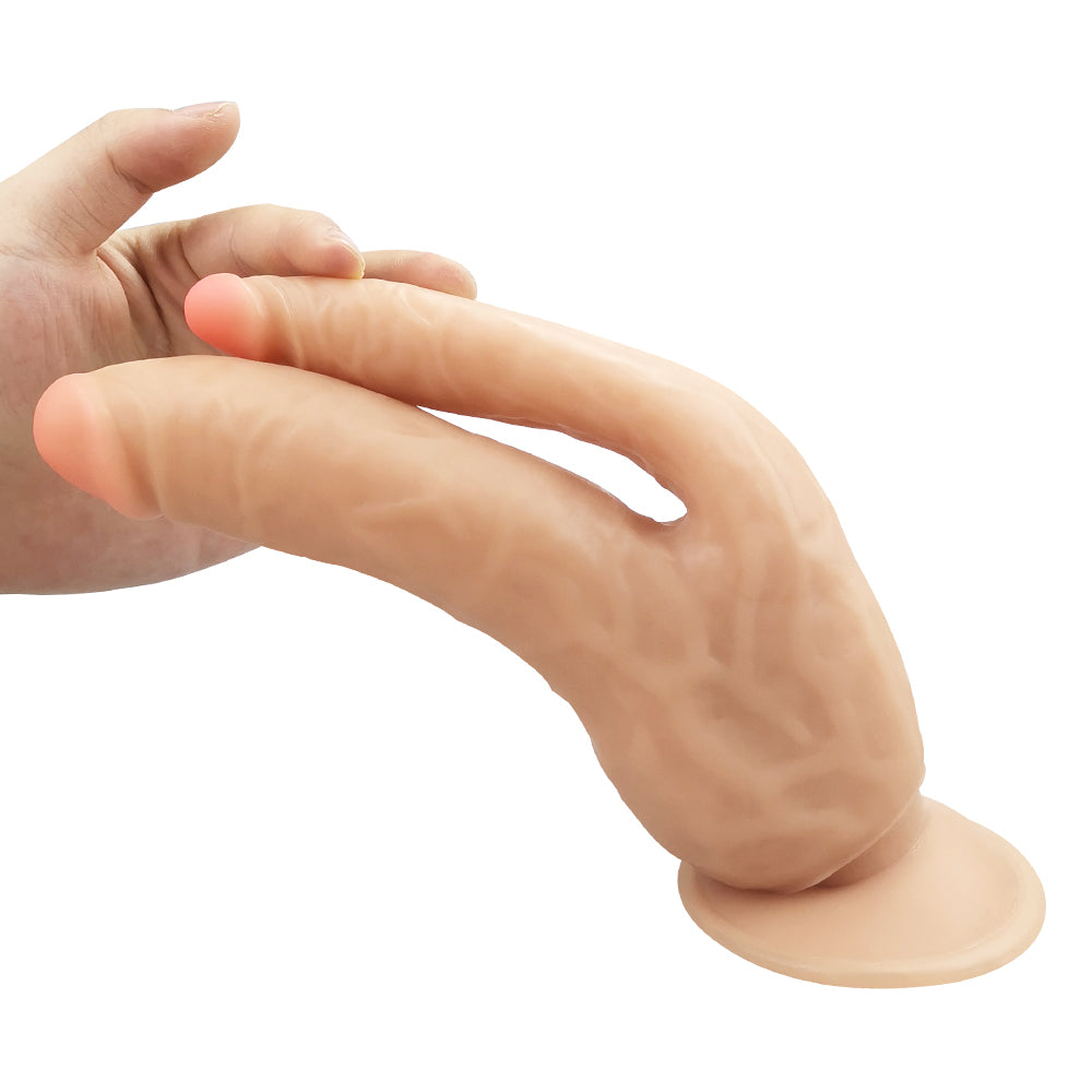 8 Inch Beginner Double Penetration Dildo