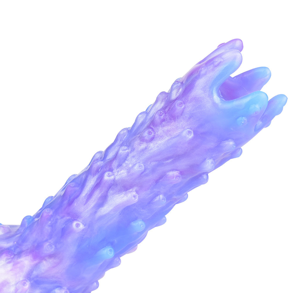 Blue Alien Coral Spiked Ovipositor Dildo