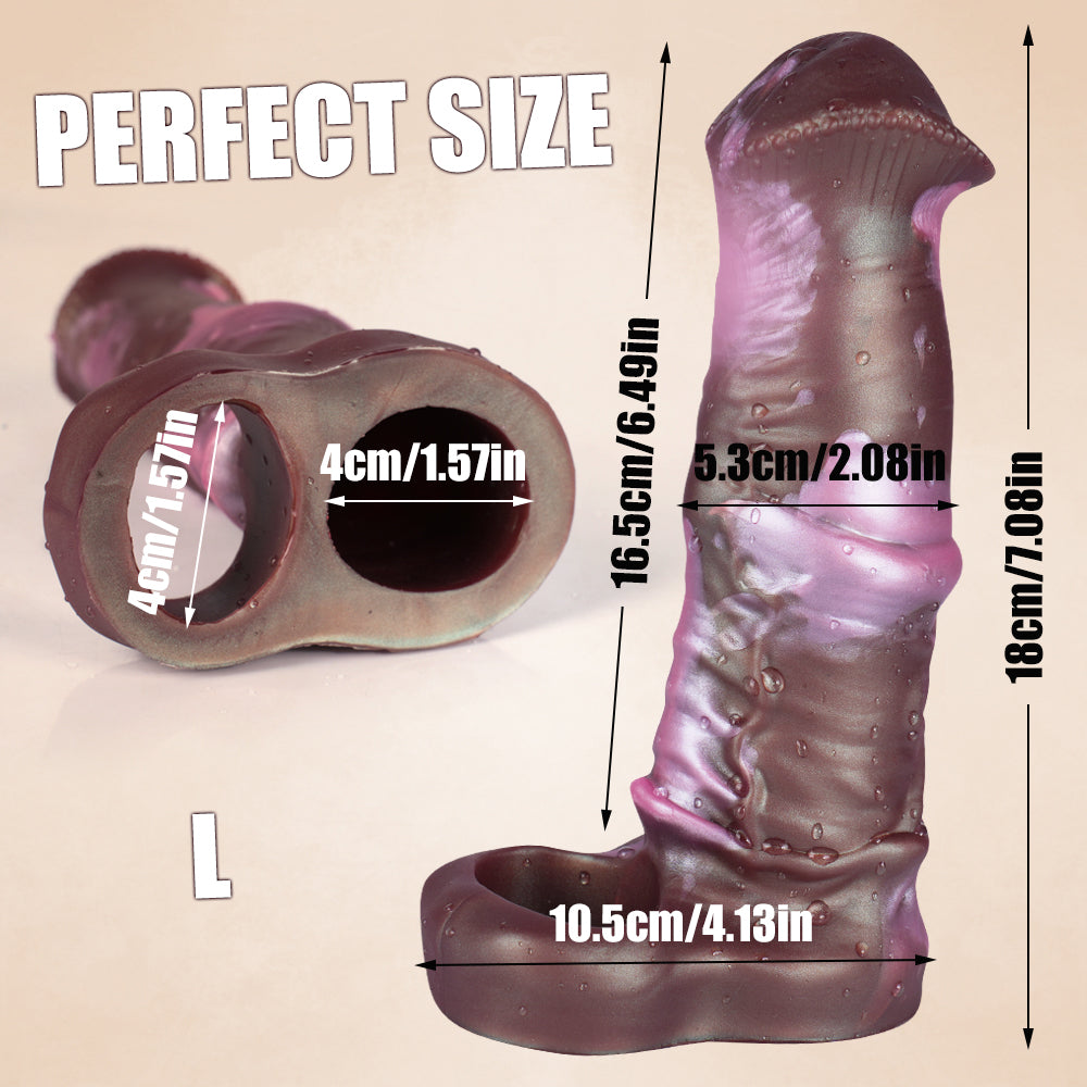 7 Inch Fun Hollow Horse Cock Sleeve