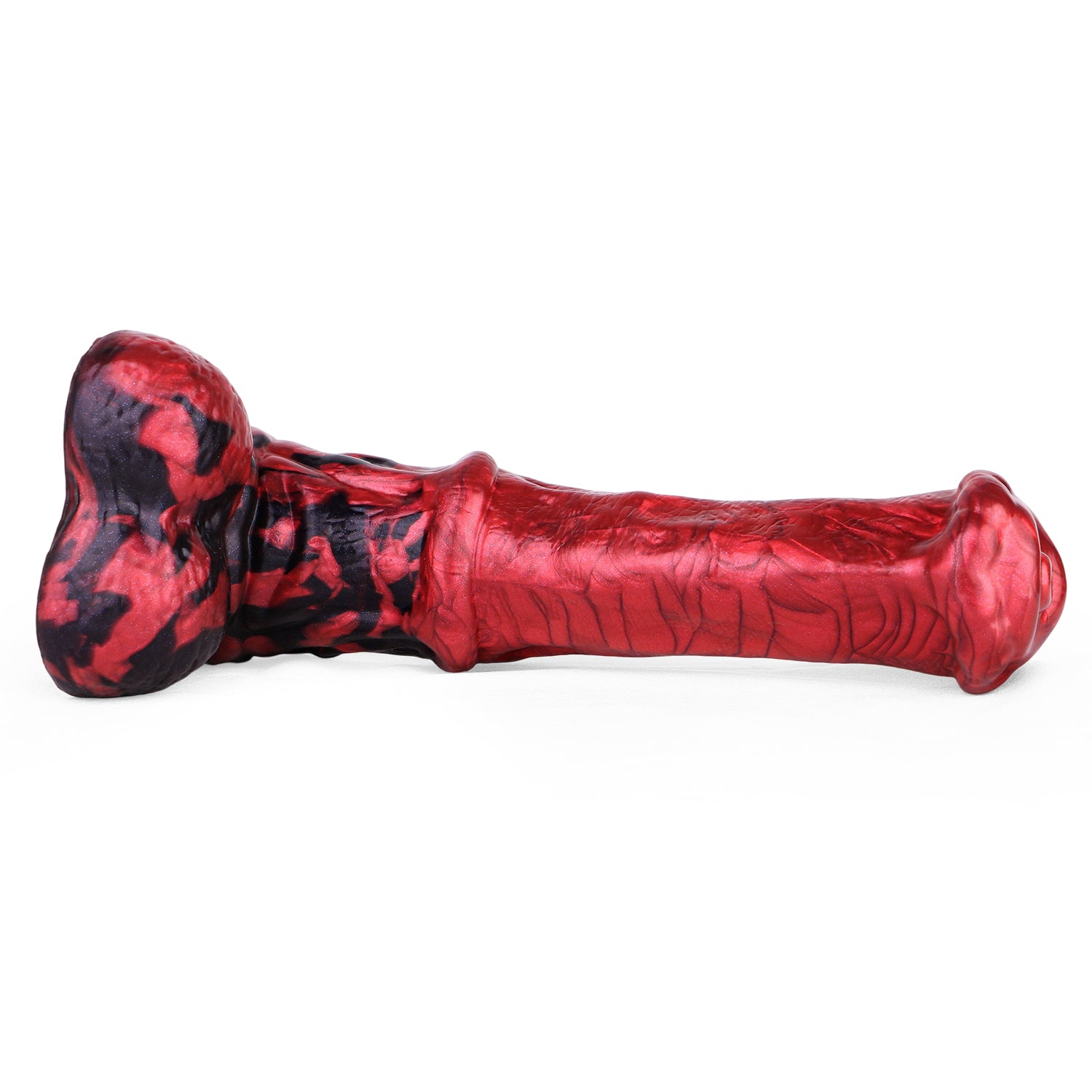 10 Inch Long Red Stallions Big Dildo