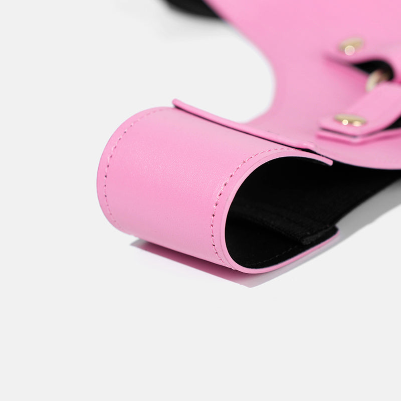 Pink Strap On Harness  Cute Leather