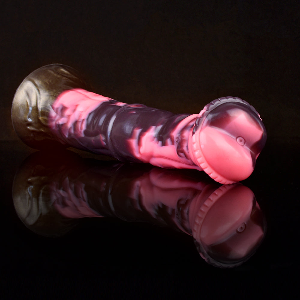 12 Inch Long Flowering Horse Dildo