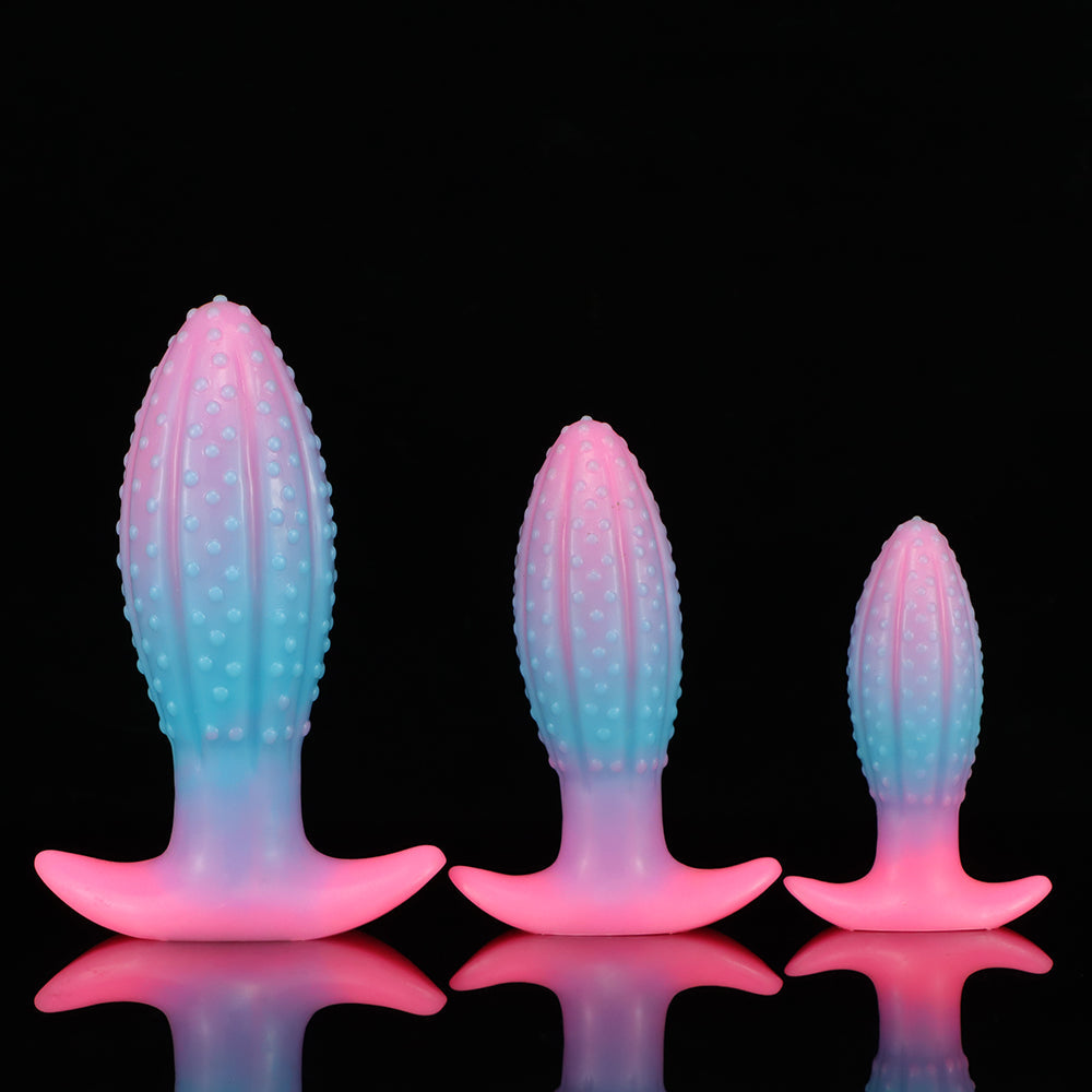 Glow In The Night Prickly Cactus Big Butt Plug—Multiple sizes