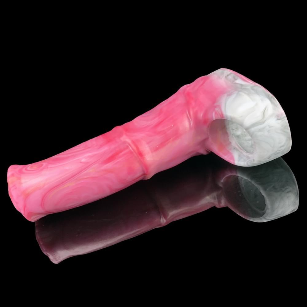 Pink Silicone Horse Cock Penis Sleeve