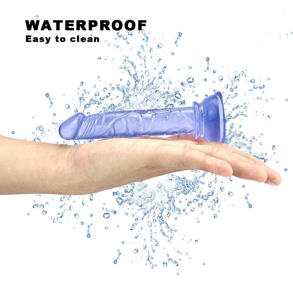 6 Inch Blue Jelly Tiny Mini Dildo