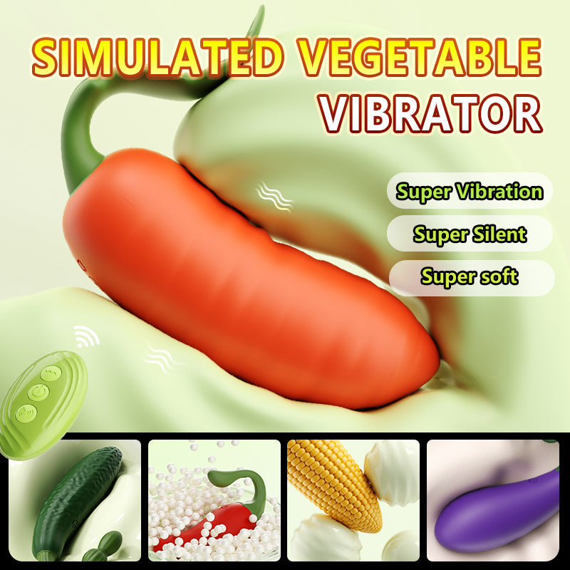 Five Discreet Vegetable Shaped G Spot Vibrators