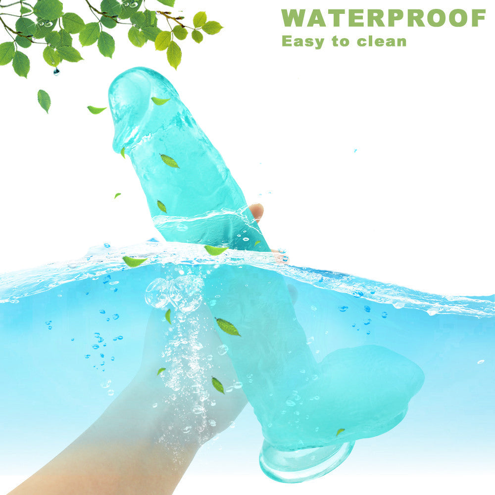 12 Inch Green Large Jelly Dildo