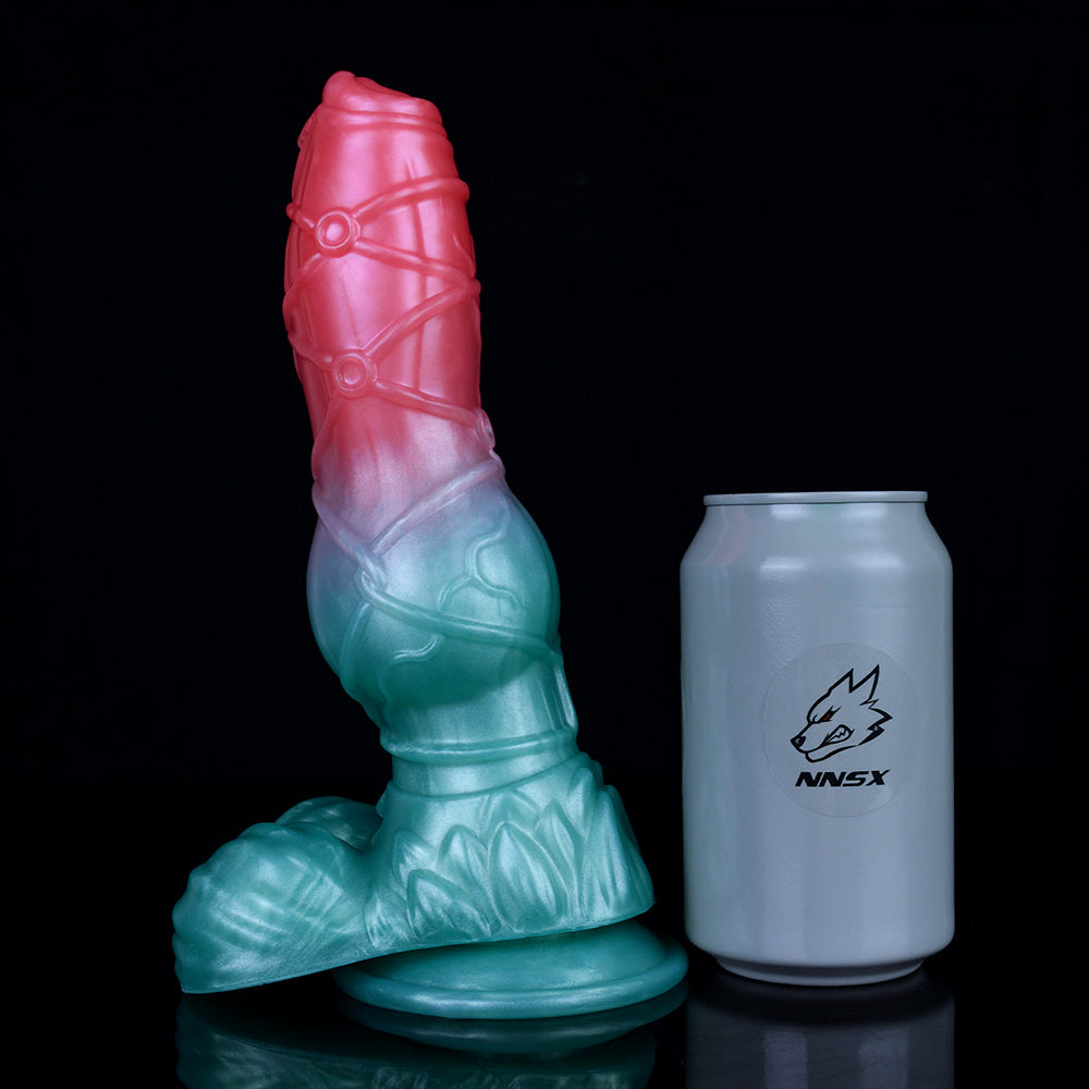 9 Inch Silicone Chain Seal Monster Dog Dildo