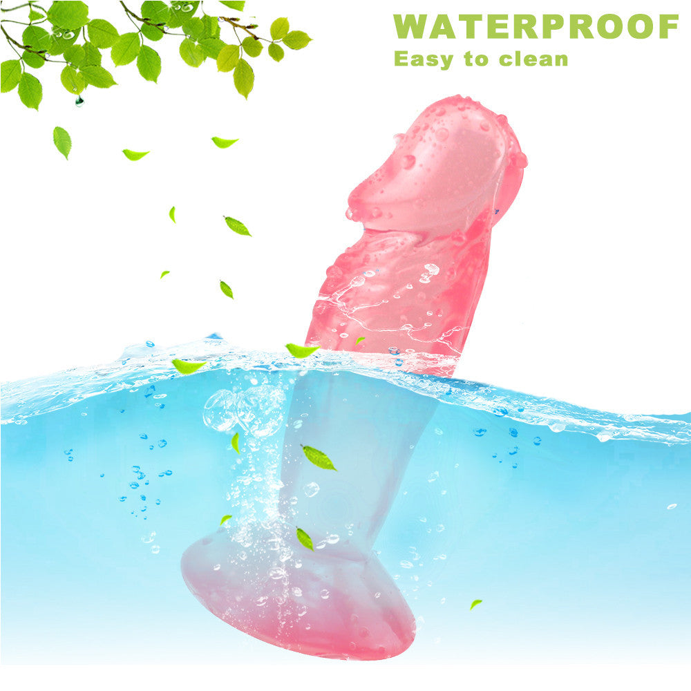4 Inch Pink Jelly Extra Small Dildo
