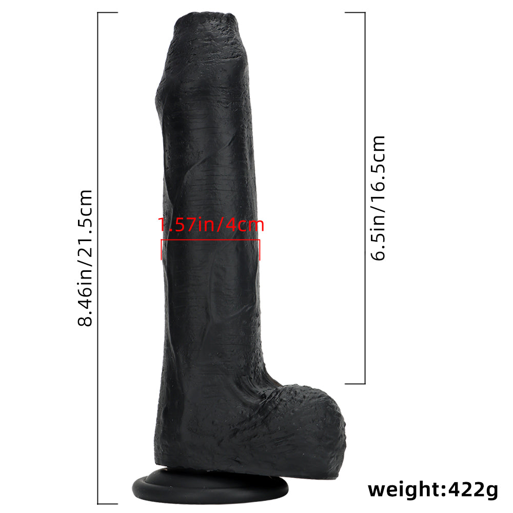 8 Inch Ultra Realistic Silicone Uncircumcised Dildo