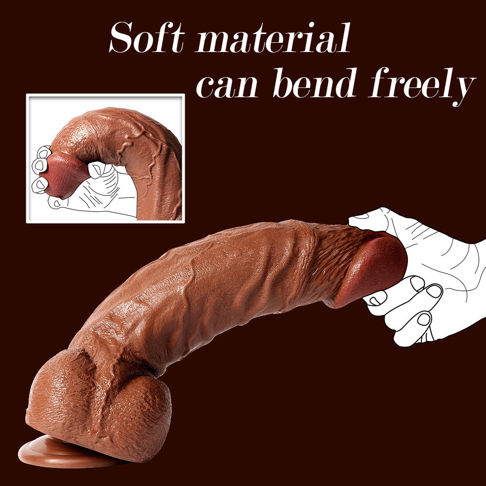 13 Inch Long Big Thick Realistic Dildo