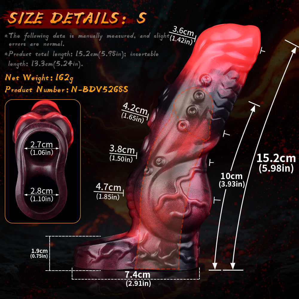 Monster Tentacle Knot Silicone Vibrating Penis Sleeve