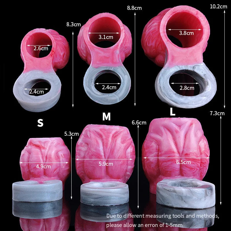Platinum Silicone Realistic Dog Cock Knot