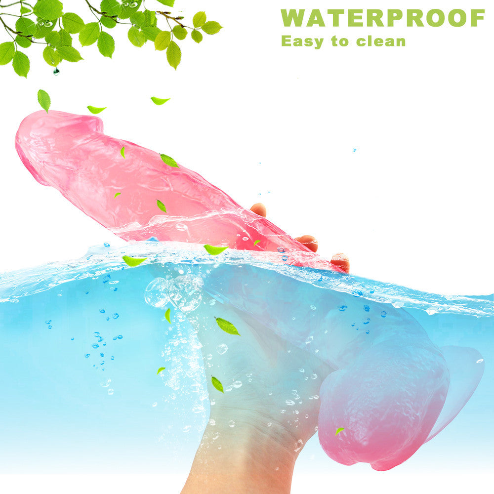 12 Inch Pink Large Jelly Dildo