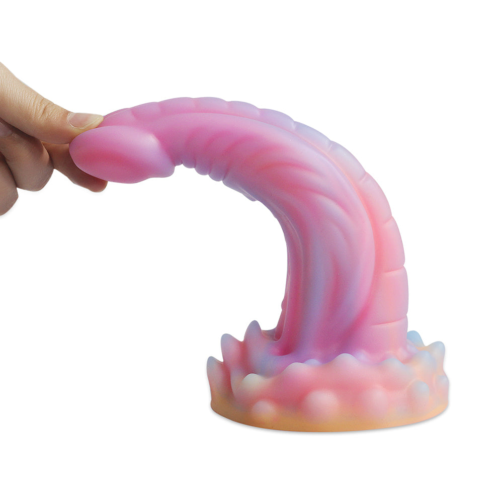 Soft Silicone Light up Fantasy Anal Dildo