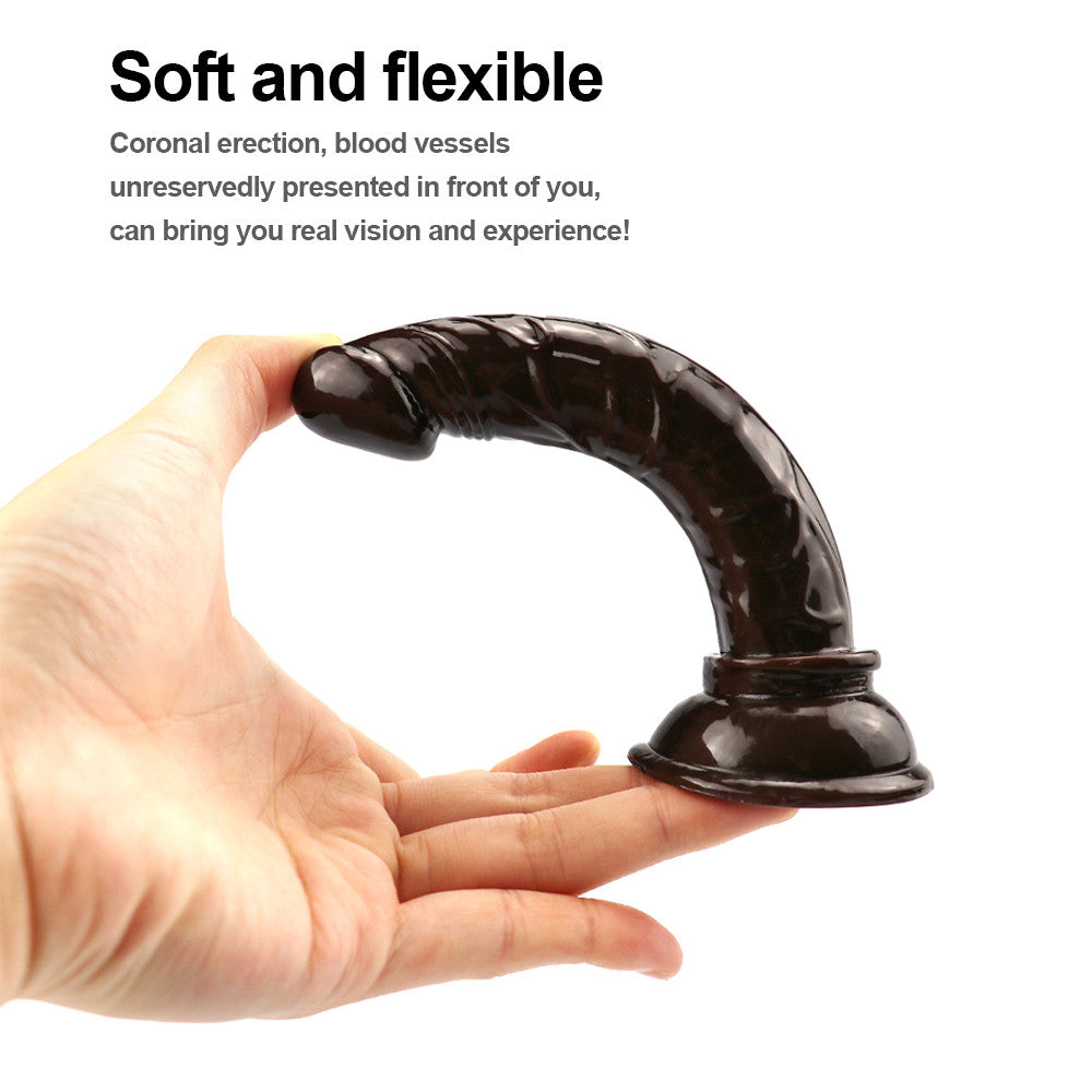 5 Inch Tiny Brown Anal Mini Dildo
