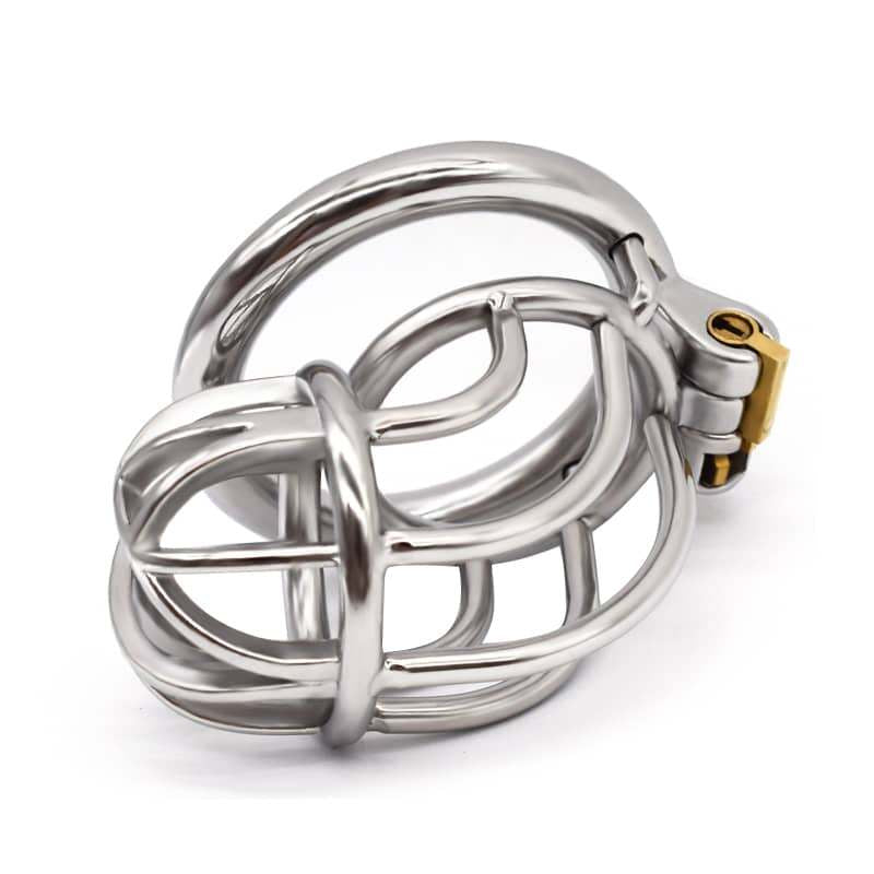 Stainless Steel Birdcage Male Chastity Cage