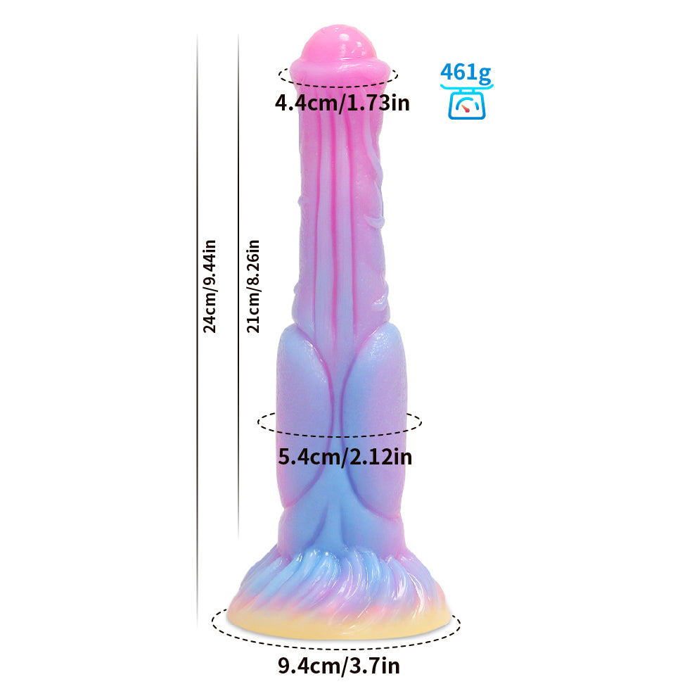 9.4 Inch Fantasy Glowing Horse Dildo