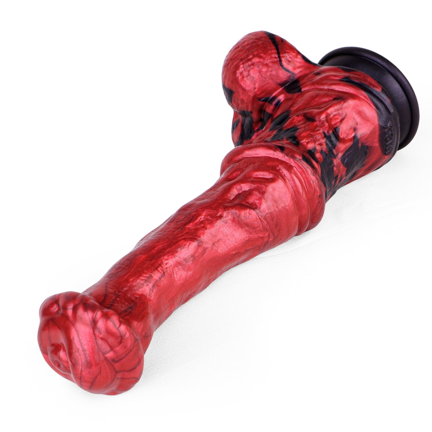 10 Inch Long Red Stallions Big Dildo