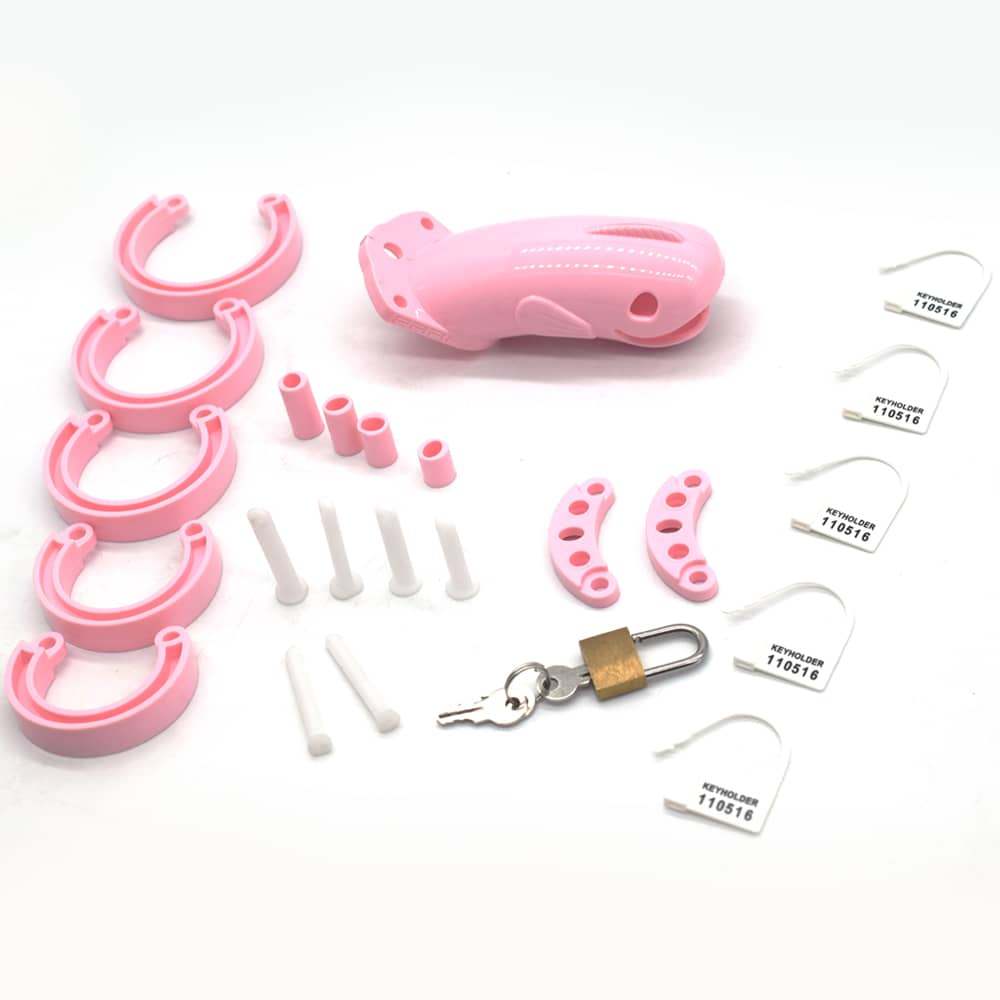Whale Plastic Sissy Chastity Cage