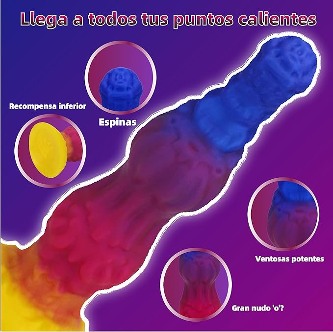 Silicone Double Knot Fantasy Dragon Dildo