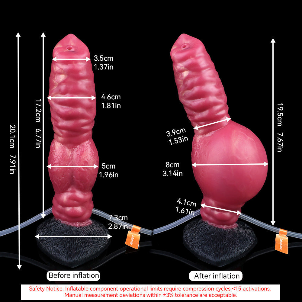 7 Inch Silicone Monster Cock Ejaculating Dildo