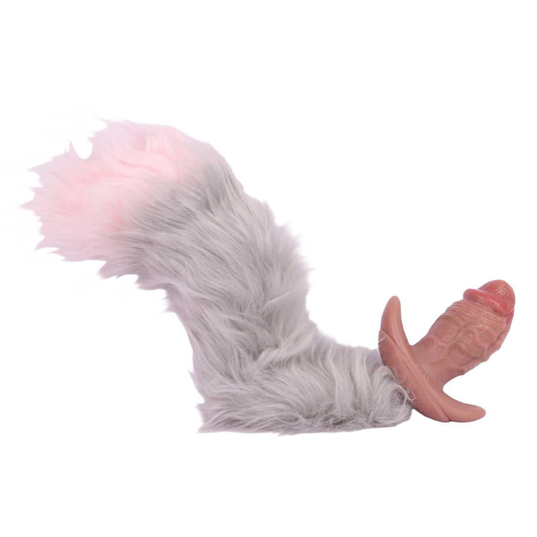Realistic Fat Penis Fox Tail Plug