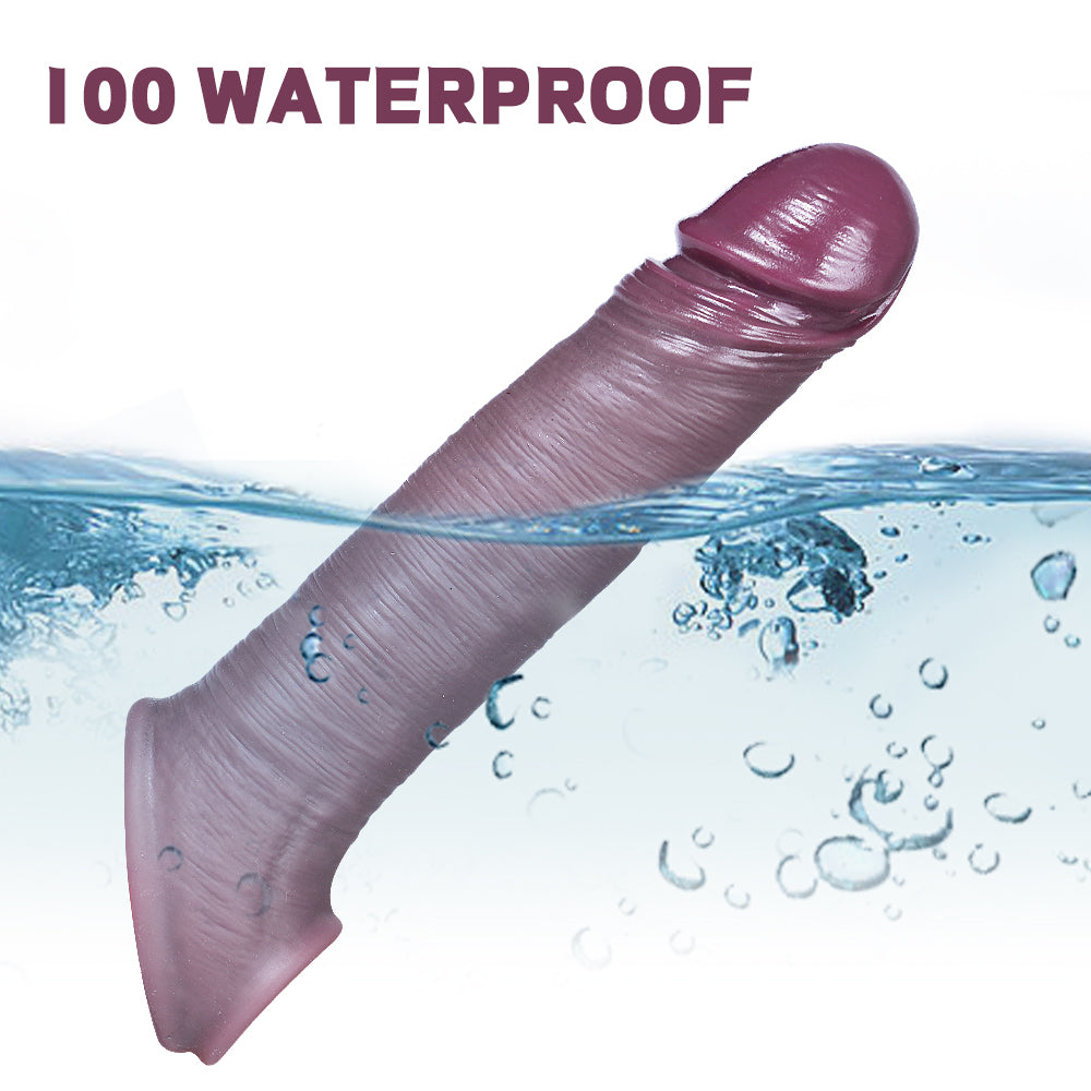 Brown Male Cock Realistic Penis Sleeve